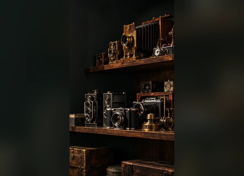 Editorial category artwork for Kodak Brownie No. 1; not an authenticated model photo