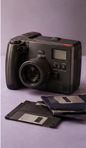 AI-generated thematic camera editorial artwork; not verification of a historical model