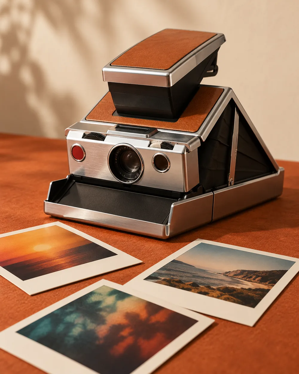 AI-generated thematic camera editorial artwork; not verification of a historical model