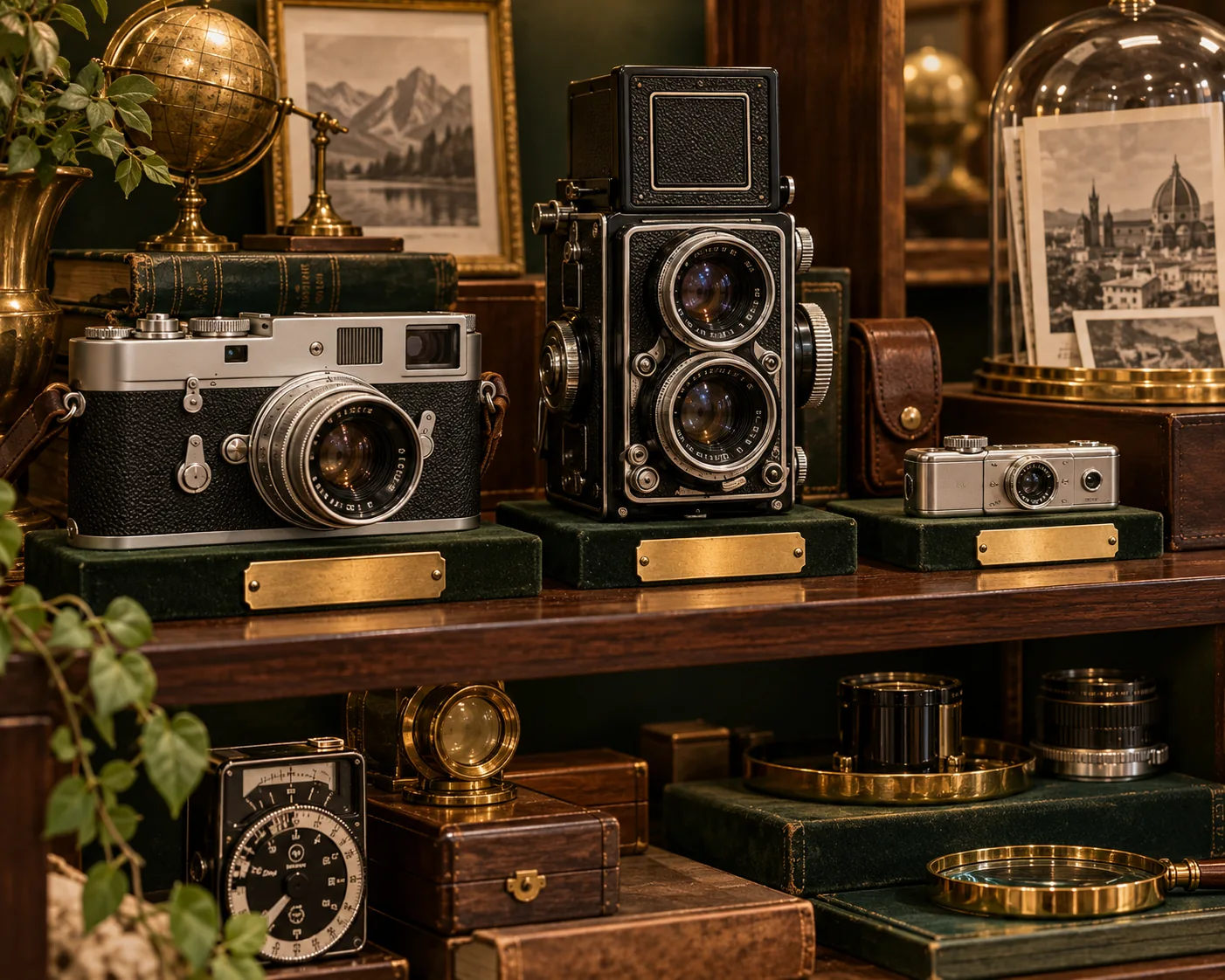 Editorial illustration of Nikon F, not a model identification photograph